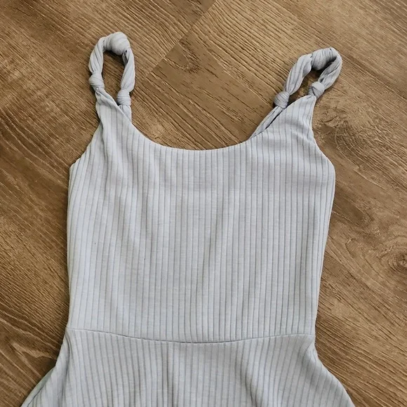 AQUA A-line Ribbed Knit Dress - Picture 2 of 8